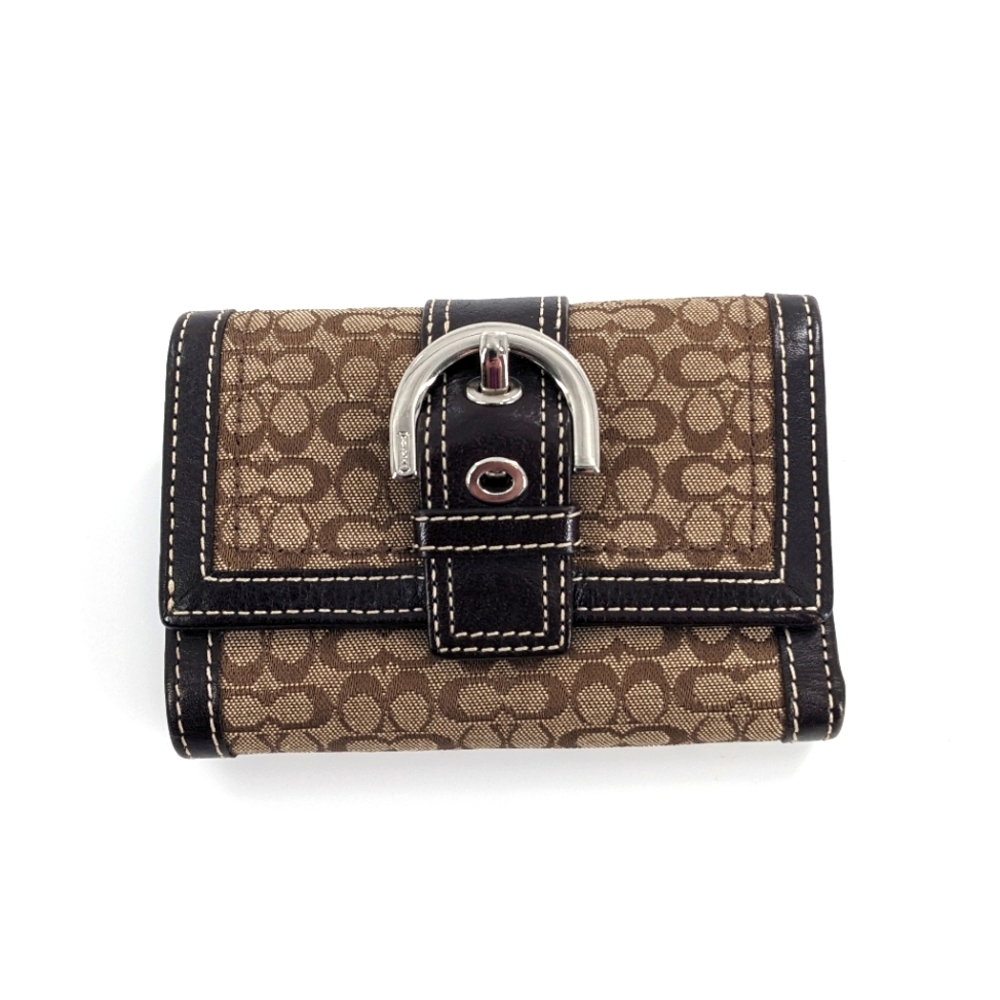 Coach signature wallet